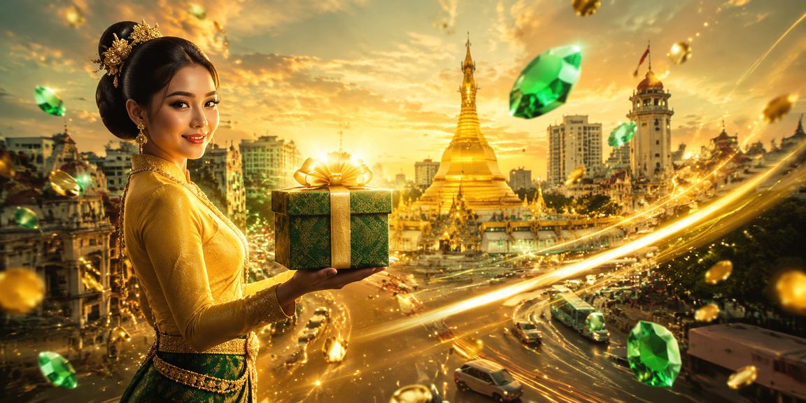 ရွှေဂူတော်ပြေးအနား ၂လုံး၃လုံးထီ ဝယ်ယူနေသော မြန်မာ ရန်ကုန် မြို့ပုံ